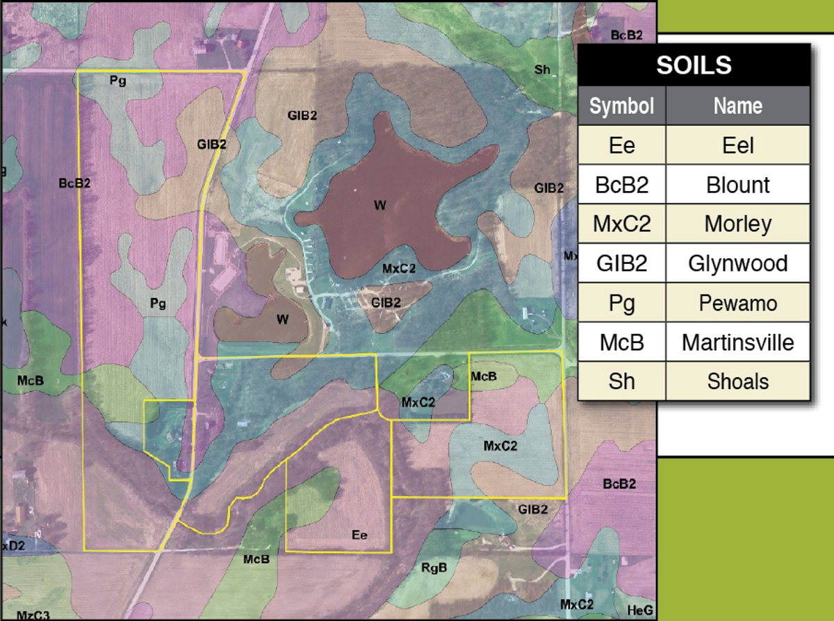 Soil map - LAND AUCTION, 74+/- Acres in 4 Tracts